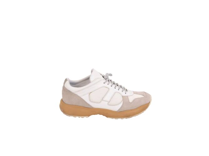 Dior Leder-Sneaker Grau