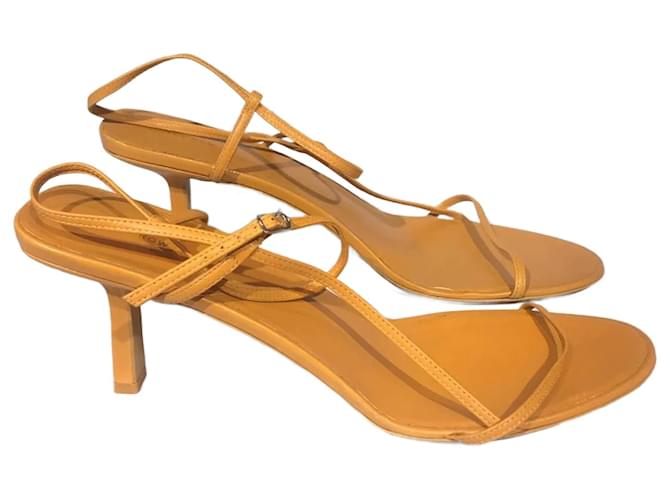 THE ROW  Sandals T.eu 42 leather Yellow  ref.1180813