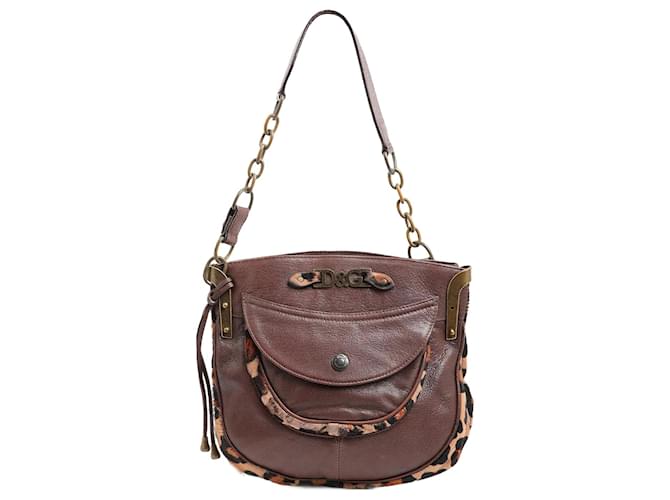 DOLCE & GABBANA  Handbags   Leather Brown  ref.1180824