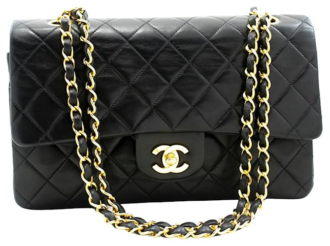 Timeless Chanel Classic Flap Black Leather  ref.1180847