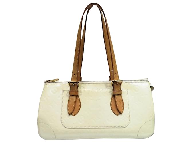 Louis Vuitton Rosewood Beige Patent leather  ref.1180875