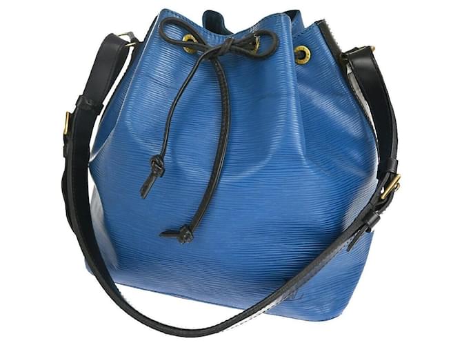 Louis Vuitton Petit Noé Blue Leather  ref.1180948