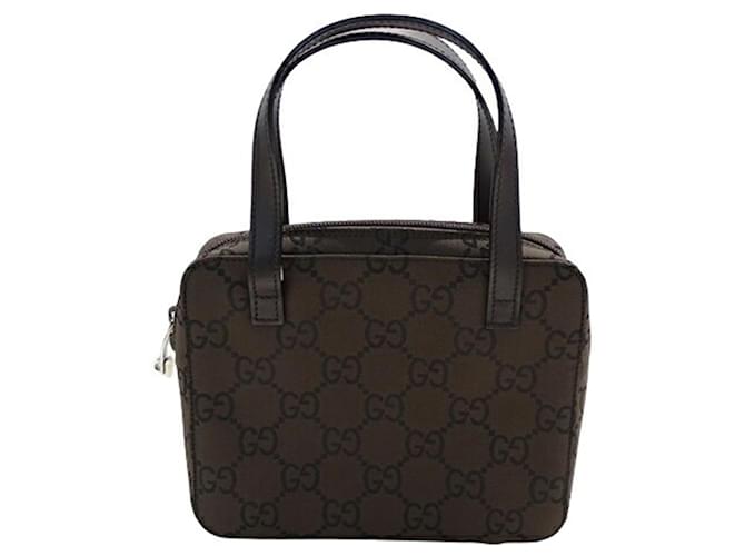Gucci GG Canvas Brown Synthetic  ref.1180962