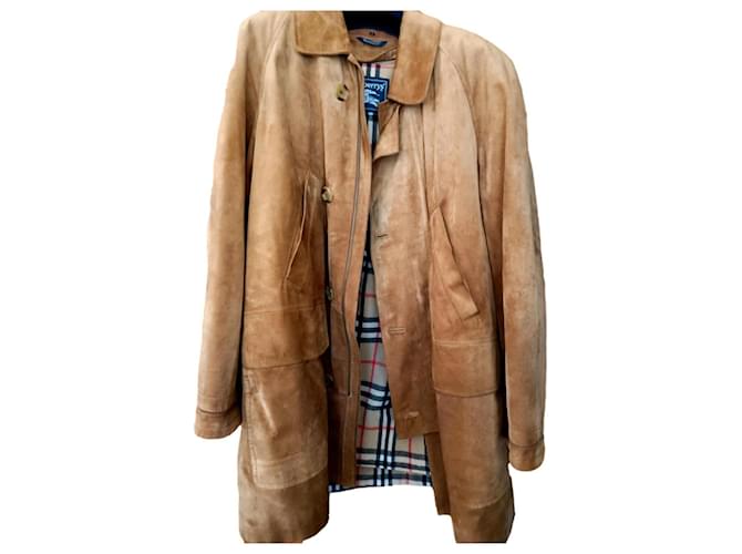 Burberry Coat 3/4 with separable internal sleeveless Camel Deerskin  ref.1181244