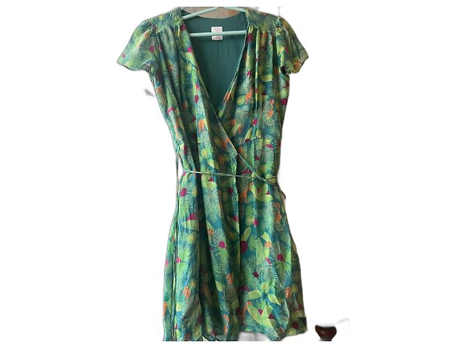 Autre Marque Vestido envelope de seda Soi