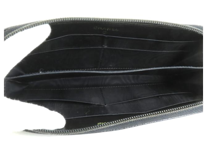 Chanel Black Leather  ref.1181438