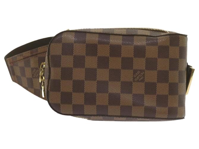 Louis Vuitton Geronimos Marrom Lona  ref.1181508