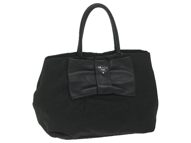 PRADA Hand Bag Nylon Black Auth ep2578  ref.1181597