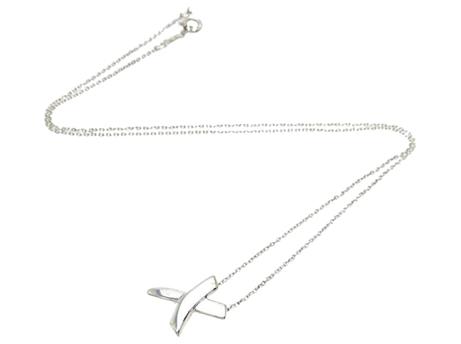 Tiffany & Co Croix Silvery Silver  ref.1181726