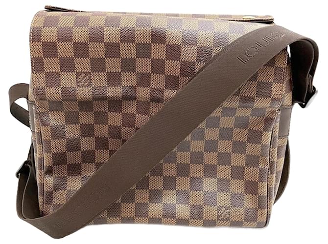 Louis Vuitton Naviglio Brown Cloth  ref.1181784