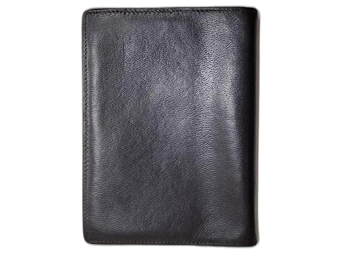 Hermès Purses, wallets, cases Black Leather  ref.1181805