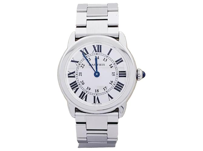 Cartier watch, "Solo Round", steel.  ref.1181823