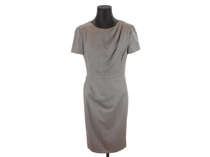 Armani vestido gris Poliéster  ref.1181847