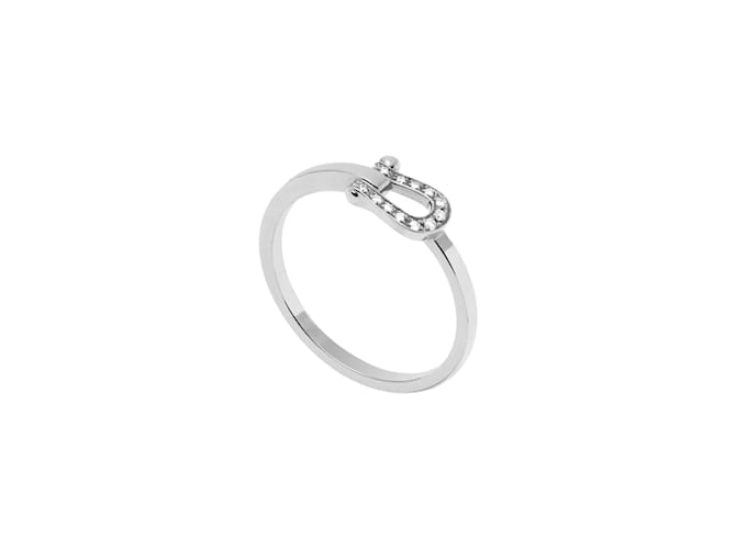 FRED  Rings T.eu 49 WHITE GOLD Silvery  ref.1181863