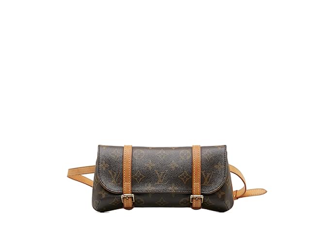 Brown Louis Vuitton Monogram Marelle Pochette Belt Bag Leather  ref.1182078