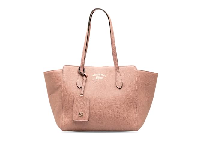 Pink Gucci Medium Swing Tote Leather  ref.1182106