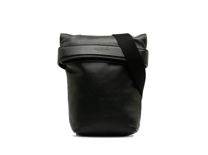 Black Bottega Veneta Leather Crossbody Bag  ref.1182165