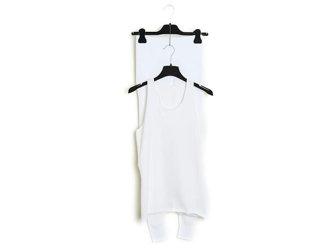 Chanel Conjunto técnico branco e legging FR36/38 NOVO Algodão  ref.1182207