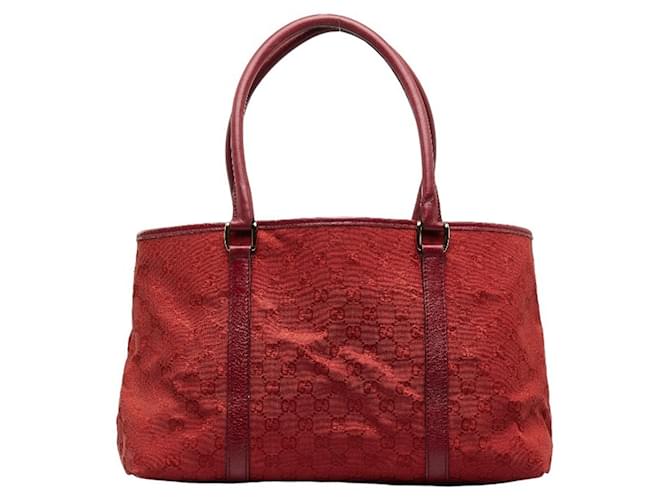 Gucci Cabas Toile Rouge  ref.1182241