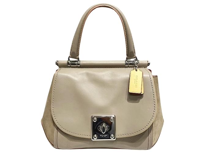 Coach Beige Leather  ref.1182390