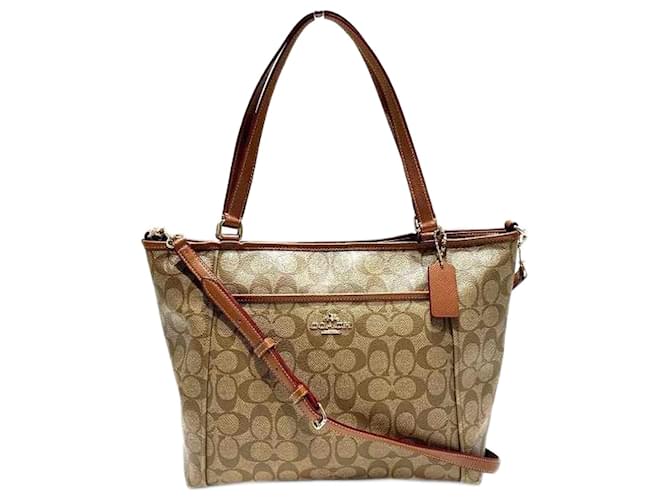 Coach Entrenador Beige Lienzo  ref.1182509