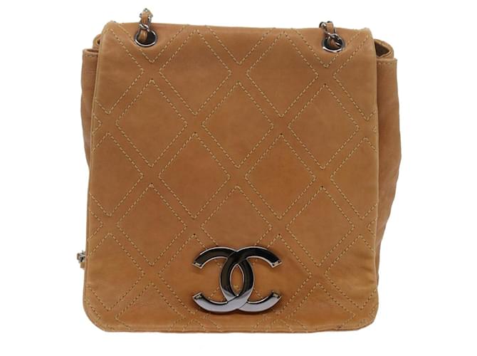 Timeless Chanel intemporal Marrom Couro  ref.1182638