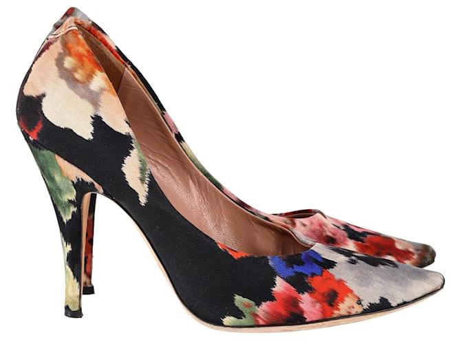 Zapatos de tacón Nova florales de satén multicolor de Acne Studios  ref.1182703