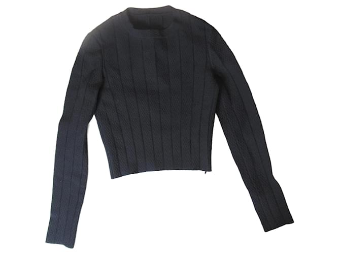 Alaïa short sweater Black Synthetic  ref.1182817