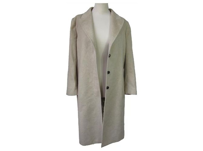 Coat 100% Max Mara cashmere Beige