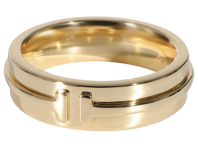 TIFFANY & CO. Tiffany T-Ring in 18K Gelbgold Golden Metallisch Metall  ref.1183010