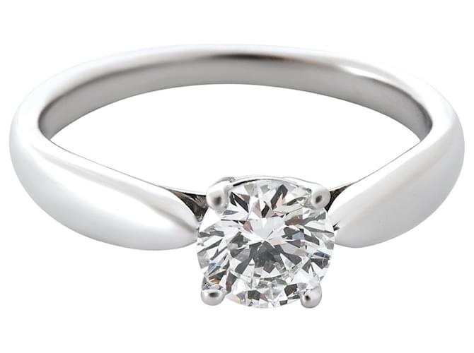 TIFFANY & CO. Harmony Engagement Ring in  Platinum F VVS2 0.57 ctw Silvery Metallic Metal  ref.1183014