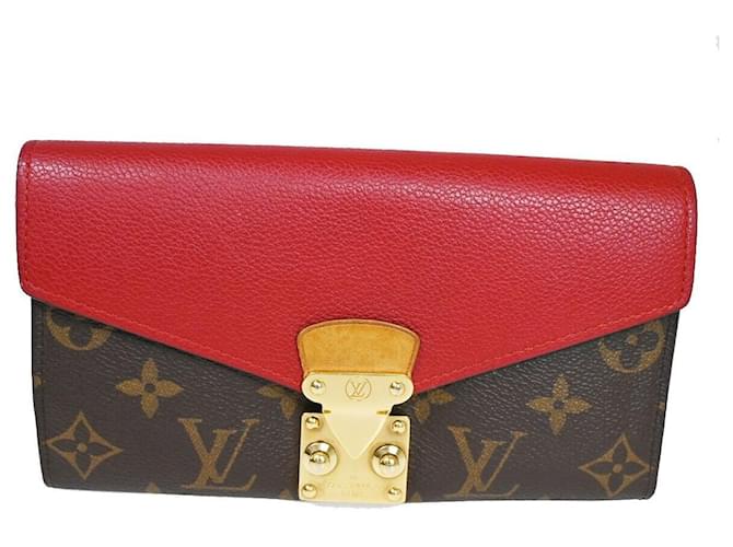 Louis Vuitton Pallas Red Leather  ref.1183154