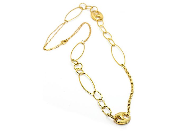 Autre Marque Collana in oro giallo 18 kt 80cm D'oro