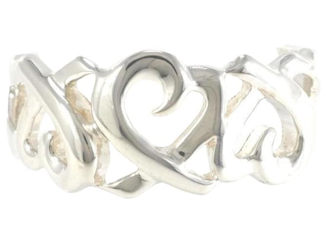 Tiffany & Co Loving heart Silvery Silver  ref.1183184