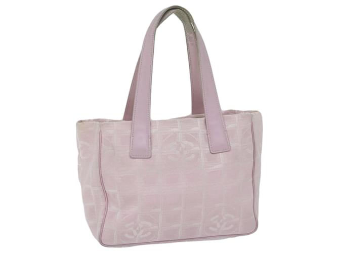 CHANEL New travel line Tote Bag Nylon Pink CC Auth ep2630  ref.1183312