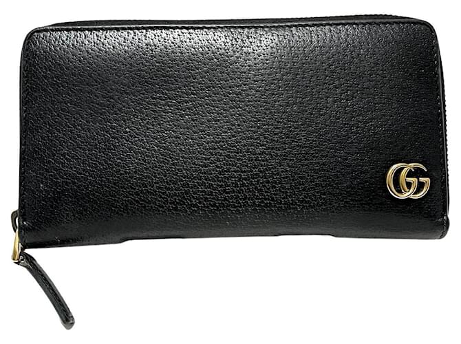 Gucci GG Marmont Black Leather  ref.1183409