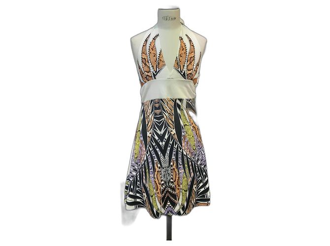 Roberto Cavalli Just Cavalli Merlin Monroe Kleid Weiß