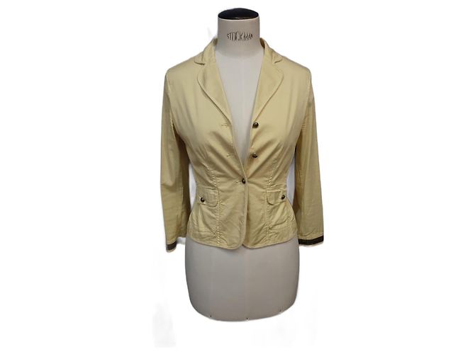 Chaqueta Vivienne Westwood de algodón amarilla Amarillo