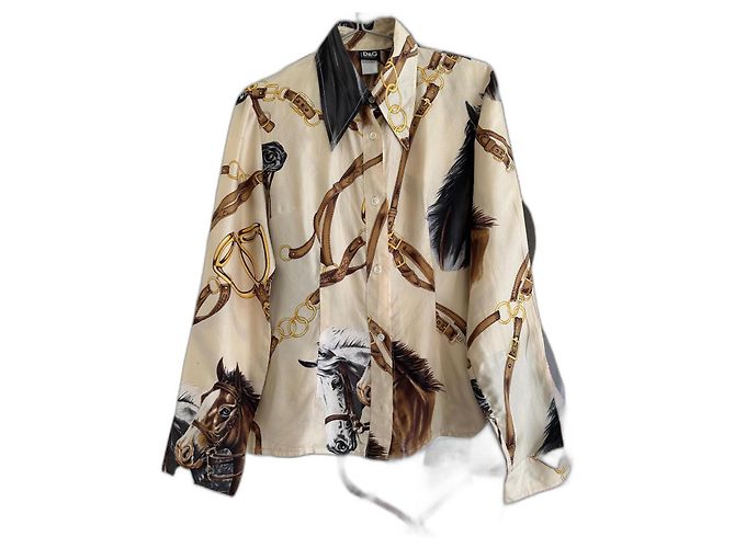 Dolce & Gabbana Bluse Beige