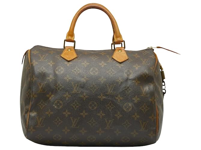 Louis Vuitton Speedy 30 Brown Cloth  ref.1183762
