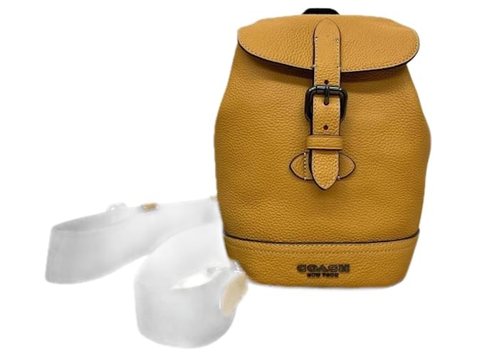 Coach Yellow Leather  ref.1183781