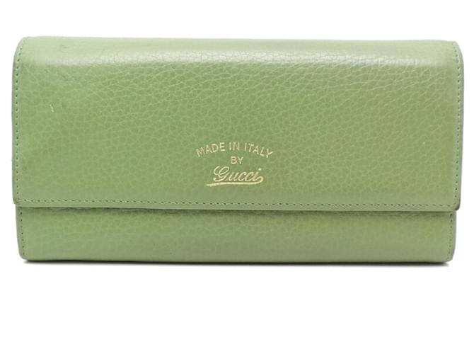 gucci Green Leather  ref.1183806