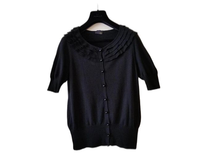 Fendi Weste Schwarz aus Wolle