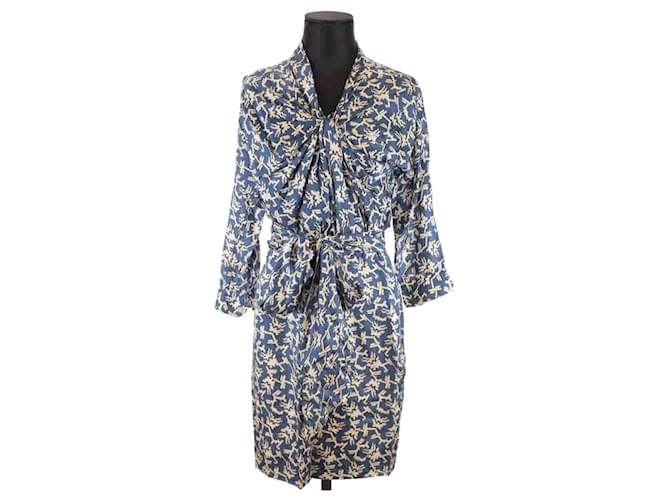 Isabel Marant Cotton dress Blue  ref.1184028