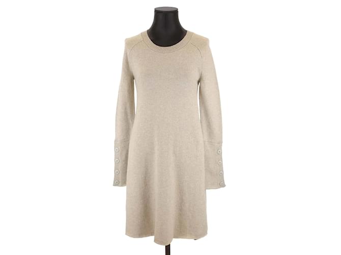 Balenciaga Wool dress Grey  ref.1184055