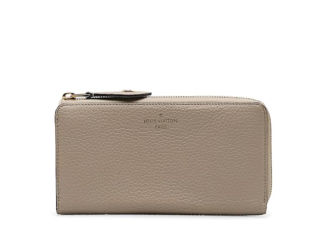 Brown Louis Vuitton Taurillon Comete Wallet Leather  ref.1184138