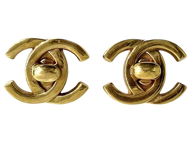 Chanel COCO Mark D'oro Placcato in oro  ref.1184150