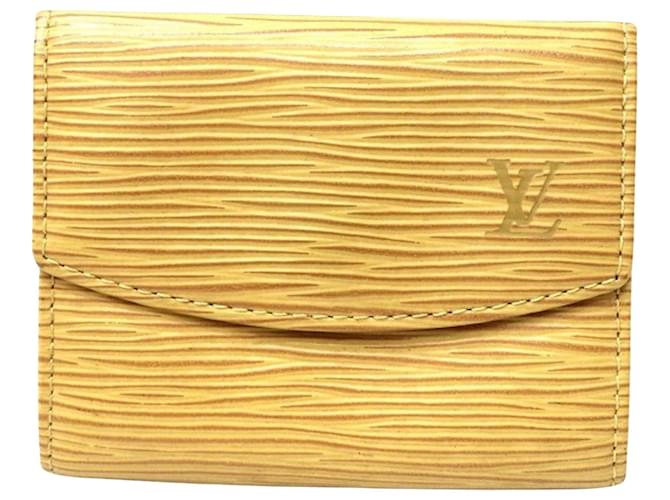Louis Vuitton Rosalie Yellow Leather  ref.1184152