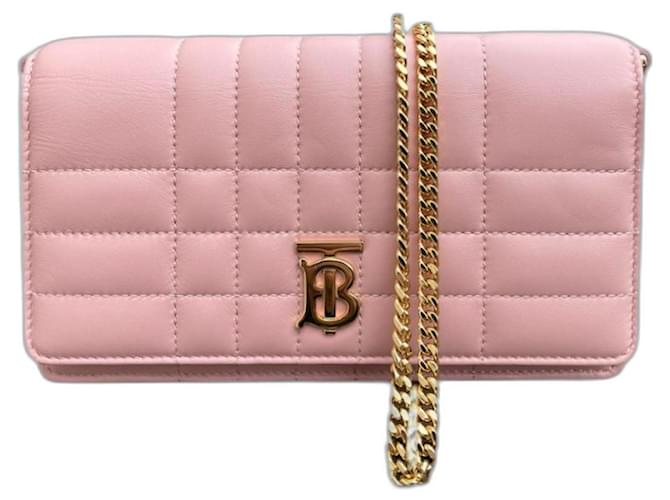 Burberry Lola Baby bag Pink Leather  ref.1184185