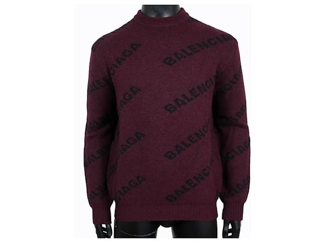 Balenciaga Sweaters Dark red Wool  ref.1184186